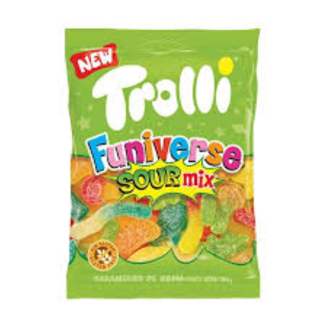TROLLI FUNIVERSE SOUR MIX 100G